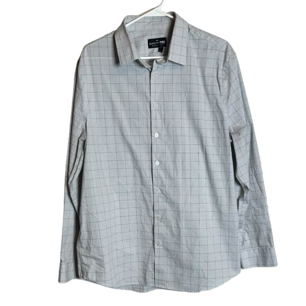 Express 1MX Slim Fit Dress Shirt size Large